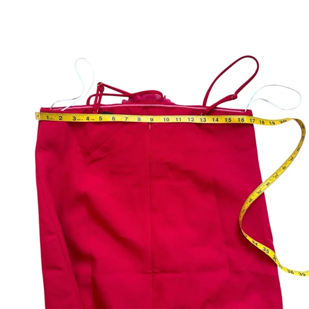 Elliat Buttercup Maxi Dress Floral Embellished Red Maxi Dress - Picture 6 of 7